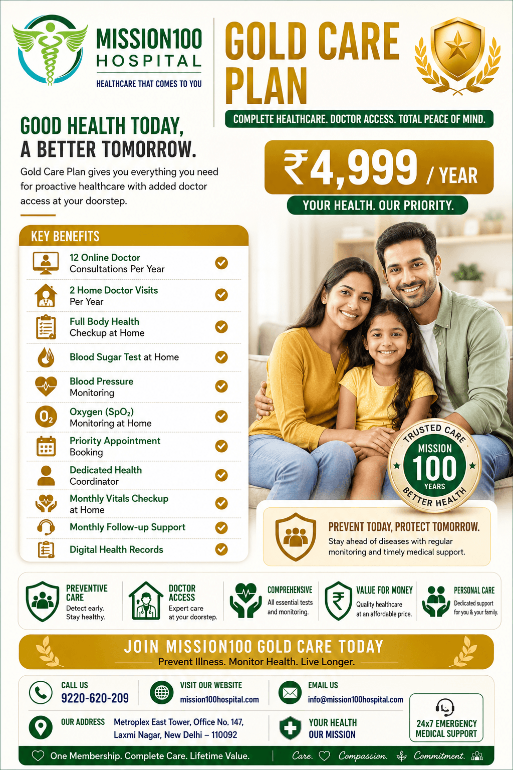 Gold Care Poster