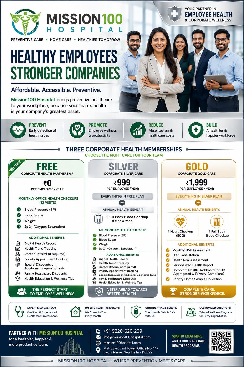 Corporate Healthcare Coverage Brochure